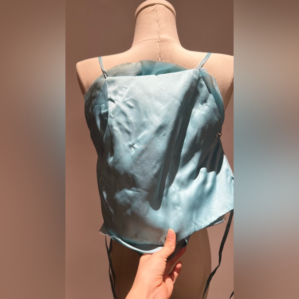 Cult Gaia Rosa Top Blue - Picture 7 of 7